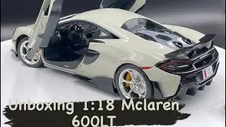 Unboxing 1:18 Mclaren 600LT new from Solido diecast model car مجسم مكلارن الجديد