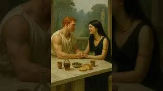 Temple Courtyard Rain | Ancient Roman Garden Ambience (17 Minutes)