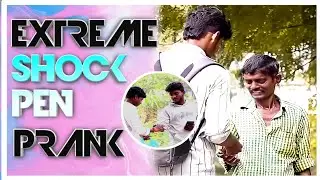 ELECTRIC SHOCK PEN TELUGU PRANK ON UNKNOWN PERSONS || RCV ENTERTAINMENTS.#prank #famous #youtube