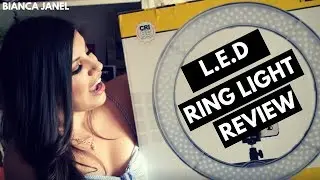 UNBOXING/REVIEW & INSTALLING OF 19' LED RING LIGHT | SMITH VICTOR|  BIANCA JANEL