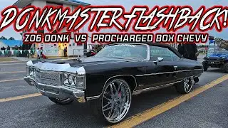 FLASHBACK! DONKMASTER Z06 DONK VS PROCHARGED BOX CHEVY GRUDGE RACE - Douglas Dragway 2016