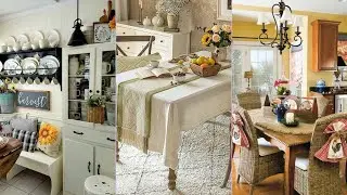 Farmhouse dining room decor ideas|Farmhouse style dining decoration #homedecor  #farmhouse