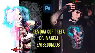 Como remover a cor preta de qualquer imagem no photoshop  {F&aacute;cil do zero #dtfprinting}