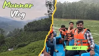 Munnar trip with my HOMIES 🤘 Unplanned trip 💫 Day - 1 Tourist places | Yogivlogs