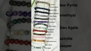 Real stone Bracelets #mayilistic #accessories #fashion #charms