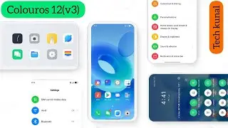 colouros 12 v3 theme for oppo and realme devices#techkunal