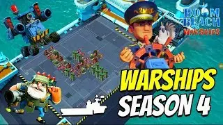 Boom Beach Warships | SEASON 4 KICK OFF!! | HOW FAR CAN WE GET WITH NO INSTANT TRAINING?
