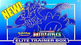 NEW POKEMON ELITE TRAINER BOX OPENING - BATTLE STYLES BLUE EDITION!