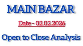 Main bazar today || open to close || main bazar matka trick [ 02.02.2026 ]