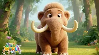 Wolly the Clumsy Mammoth | Funny Animal Jungle Dance Song for Kids & Toddlers !