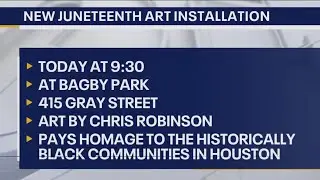 New Juneteenth Houston art installation