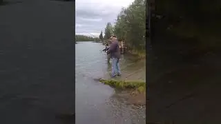 Dudes Keep Snagging Salmon