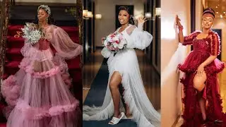 Beautiful and Trendy Bridal Robes styles to rock on your bridal shower day.
