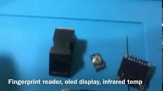 Arduino Fingerprint,OLED And infrared Sensor