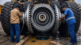 Massive Wheel Hub Repair Process | Heavy Machinery Restoration