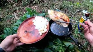 SOLO CAMPING in tropical RAIN [ Relaxing in the Tent shelter, ASMR ]