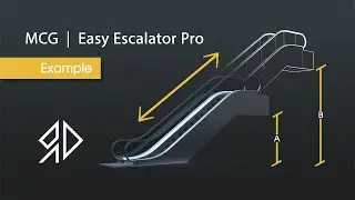 Easy Escalator Pro - Example video | 3Ds Max - MCG