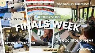 VLOG #18: &Ocirc;n thi cuối k&igrave; ở NEU kinh khủng như thế n&agrave;o? Mẹo &ocirc;n thi 24h cấp tốc | study vlog ₊✩‧