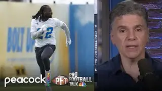 Chargers&rsquo; Najee Harris returns to running, drills after eye injury | Pro Football Talk | NFL on NBC