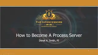 How to be a Process Server