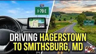 Driving from Hagerstown to Smithsburg, Maryland