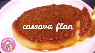 3-ingredients cassava flan recipe