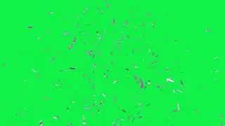 Confetti Shower Explosion | Clean 4K Green Screen VFX