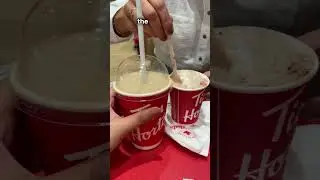 IS TIM HORTONS WORTH THE HYPE *in India*?! Tim Hortons Vs Starbucks☕️ #timhortons #india #starbucks