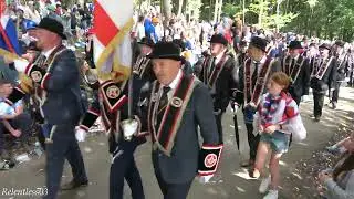 Desertmartin Accordion Band @ The Royal 13th Parade ~ Scarva 14/07/25 (4K)