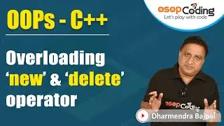 Overlaoding new & delete operator | Operator overloaing in c++ | C++ Full playlist | #Lecture45