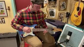 1980s Lotus Mini-Strat electric guitar (Nashville tuning)