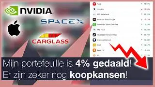 Mijn portefeuille daalde 4%! NVIDIA wordt spannend, Buffett koopt Alphabet & opkomst private equity