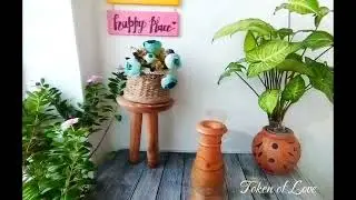 DIY Lampshade #diylampshade #diylampideas #diytablelamp