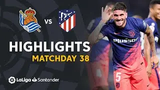 Resumen de Real Sociedad vs Atl&eacute;tico de Madrid (1-2)
