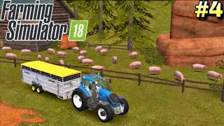 Comprei 25 porco e alimentei com milho e canola! FS 18