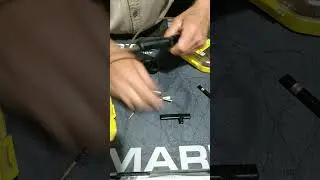 Quick cleaning of Ruger Mark IV with a ripcord #gunmaintenance #shorts #guncleaning #ripcord
