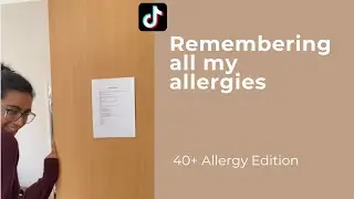 Remembering my 40+ allergies