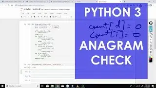 Anagram Checker Python 3