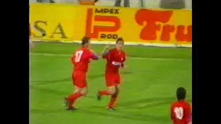 1993- Steaua-Dacia Unirea Braila 7-1. Goluri: Ion Viorel, Ilie Dumitrescu (4), Pirvu, Panduru