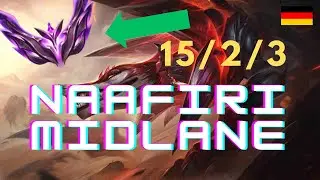Naafiri MIDLANE Guide german 🥇 MASTER ELO Gameplay Analyse Tipps Runen Naafearme CHROMA Ranked 2023