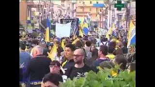 FROSINONE CALCIO: FESTEGGIAMENTI IN CITTA'