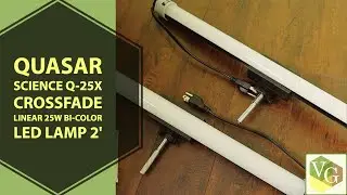 Quasar Science Q-25X Crossfade Linear 25W Bi-Color LED Lamp 2'