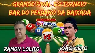 GRANDE FINAL RAMON LOLITO VS JO&Atilde;O NETO  TORNEIO PERUANO DA BAIXADA
