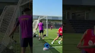 What a chip by Christensen 🍟 #fcbarcelona #football #shorts