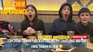 Hot Pot Challenge! Our Final Review of Taiwan 🇹🇼😋