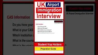 UK Immigration Interview Questions for Students at Airport | UK Student Visa