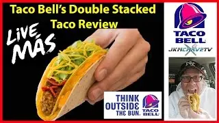 Taco Bell's DOUBLE STACKED TACOS Taste Test Review | JKMCraveTV