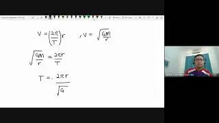 #87 7.3 Satellite Motion in circular orbit (concept part 3: Period)