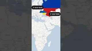 What are the TOP 10 largest migration corridors in 2020? #shorts #migration  #map #statistics