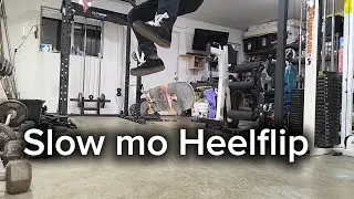 Super slow mo Heelflip #skateboarding #skate #slowmo 